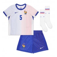 Maglia Calcio Francia Jules Kounde #5 Seconda Divisa Bambino Europei 2024 Manica Corta (+ pantaloncini)